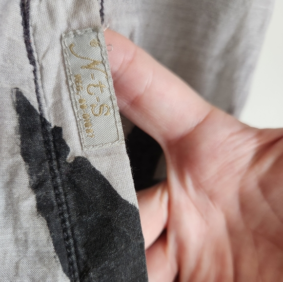 100% cotton NOT THE SAME brand summer midi dress, grey - Picture 9 of 13